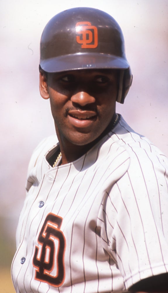 Joe Carter in Padres uniform